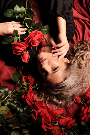 Фотосессия с розами